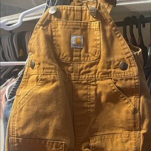 Carhartt Kids Ochre/Tan Canvas Overalls